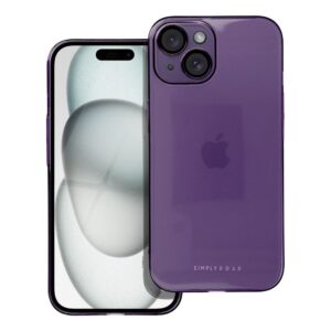 Θήκη κινητού Roar Pure Simple Fit for iPhone 15 Purple