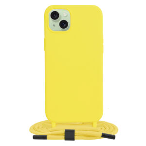 Θήκη κινητού Techsuit Crossbody Lanyard for iPhone 15 Plus Yellow