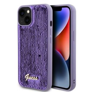 Θήκη κινητού Guess Sequin Script Logo for iPhone 13 Purple