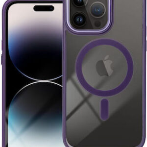 Θήκη Κινητού Forcell Color Edge Mag Cover Compatible with MagSafe for iPhone 15 Plus Deep Purple