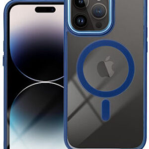 Θήκη Κινητού Forcell Color Edge Mag Cover Compatible with MagSafe for iPhone 15 Plus Navy Blue