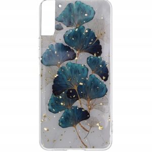 Θήκη κινητού Oem Gold Glam for Samsung Galaxy S21 FE Leaves