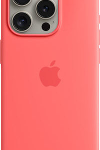 Θήκη κινητού Apple Silicone With MagSafe For Apple iPhone 15 Pro Guava