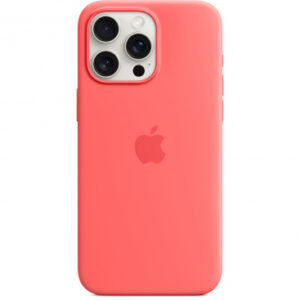 Θήκη κινητού Apple Silicone With MagSafe For Apple iPhone 15 Pro Max Guava