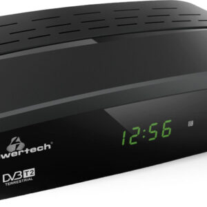 Αποκωδικοποιητής Powertech Mpeg-4 Full HD (1080p) με Λειτουργία PVR (Εγγραφή σε USB) Σύνδεσεις SCART / HDMI / USB