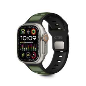 Λουράκι Tech Protect IconBand Line Apple Watch 8/9/10/11/SE/ULTRA 44/45/46/49 mm Balck Green