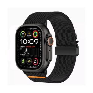 Λουράκι Tech Protect Nylon Apple Watch 8/9/10/11/SE/ULTRA 44/45/46/49 MM Black