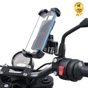 Βάση Μηχανής- Ποδηλάτου Lamicall BP08 με στήριγμα για καθρεύτη Black