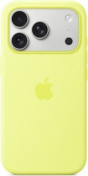 Θήκη κινητού Apple Silicone with MagSafe for Apple iPhone 17 Pro Neon Yellow