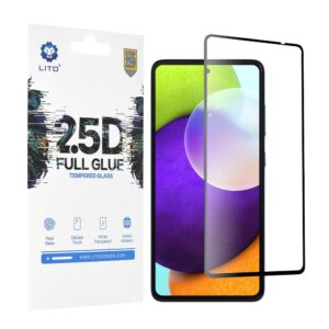 Προστασία οθόνης κινητού Lito 2.5D FullGlue Glass for Samsung Galaxy A52 4G / A52 5G / A52s 5G Black