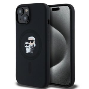 Θήκη κινητού Karl Lagerfeld Silicone MagSafe for iPhone 15 Karl&Choupette