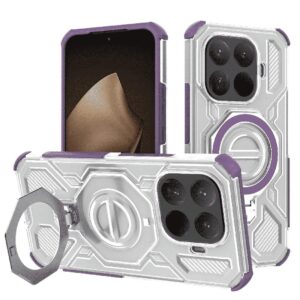 Θήκη κινητού Techsuit Carbon Shield PRO for Xiaomi 15T Pro Purple Transparent