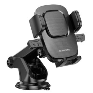 Βάση Κινητού Borofone Dainty (BH60) with Suction Cup, for Dashboard/Windshield, 4.5-7" Phone Black Grey