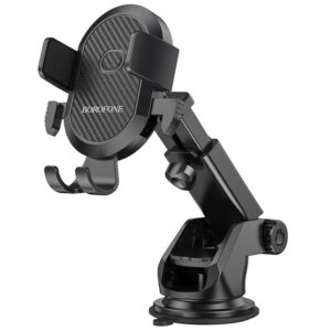 Βάση Κινητού Borofone Amazing Bay (BH39) with Suction Cup, for Dashboard/Windshield, 4.5-6.5" Phone Black