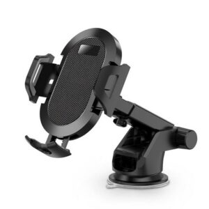 Βάση Κινητού Techsuit (S113) Universal for Dashboard / Windshield, Gravity Grip, Windshield Black