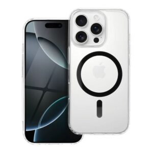 Θήκη κινητού Forcell Drop Glue Colorful Ring Mag Cover Compatible with MagSafe for iPhone 13 Pro Max Black