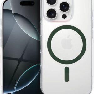 Θήκη κινητού Forcell Drop Glue Colorful Ring Mag Cover Compatible with MagSafe for Samsung A17 Dark Green