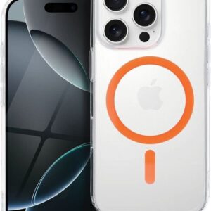 Θήκη κινητού Forcell Drop Glue Colorful Ring Mag Cover Compatible with MagSafe for Samsung A17 Orange