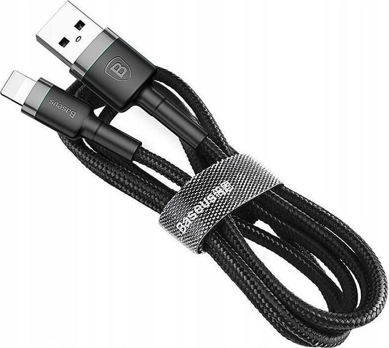 Baseus Cafule Cable Usb-Lighting 2m Black-Grey - Image 2