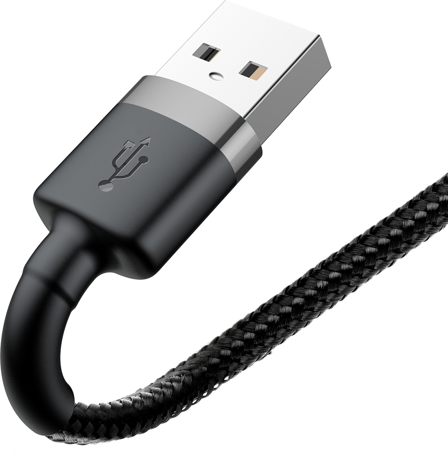 Baseus Cafule Cable Usb-Lighting 2m Black-Grey - Image 5
