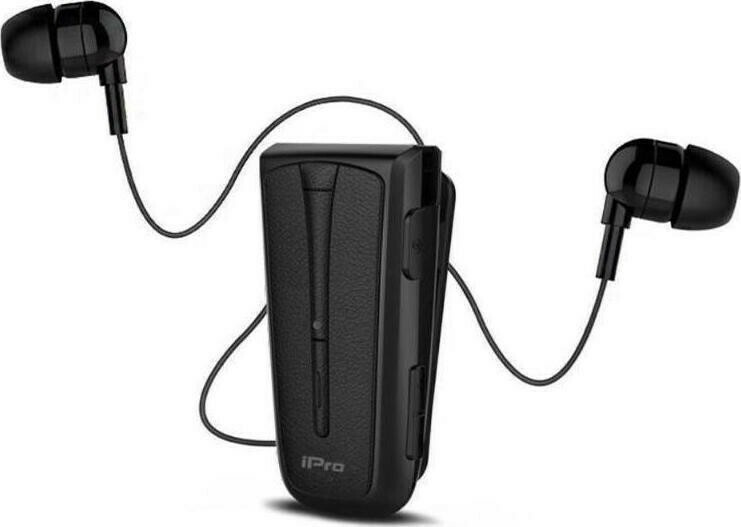 Ακουστικό iPro RH219s Retractable Bluetooth Headset CVC Black - Image 3