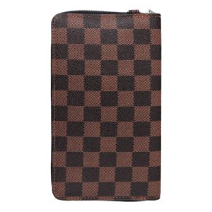 Τσαντάκι Λαιμού Stylish Bag for Mobile Phone Chocolate Check