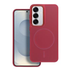 Θήκη κινητού Forcell Frame Mag Cover Compatible with MagSafe for Samsung A17 Magenta