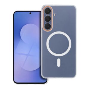 Θήκη κινητού Forcell Go Orange Compatible with MagSafe for Samsung A17 Transparent