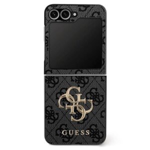 Θήκη κινητού Guess PU Leather 4G Metal Logo for Samsung Z Flip 7 Black