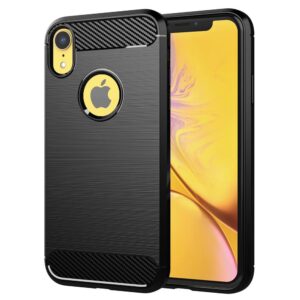 Θήκη κινητού Techsuit Carbon Silicone for iPhone XR Black