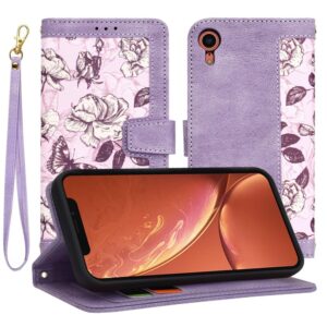 Θήκη κινητού Techsuit FlipCraft for iPhone XR Mysterious Purple