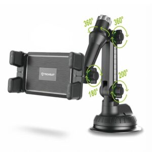 Βάση Κινητού / Tablet Techsuit TabbyX (ST1) for Tablet/Phone, Flexible, 360° Adjust, Universal Black