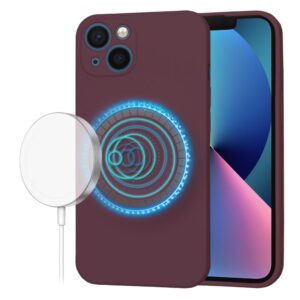 Θήκη κινητού Techsuit SoftFlex MagSafe for iPhone 13 Plum Red