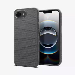 Θήκη κινητού Spigen Liquid Air for iPhone 16e Marble Grey