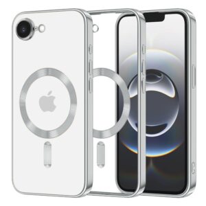 Θήκη κινητού Techsuit Luxury Crystal MagSafe for iPhone 16e Silver