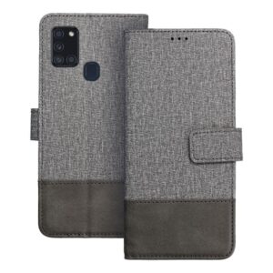 Θήκη κινητού Forcell Gomma Book for Samsung A21s Gray