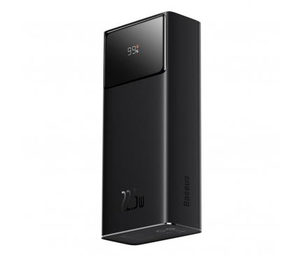 Powerbank Baseus EnerFill FP41, 30000mAh, 22.5W, 1 x USB-C / 2 x USB-A, QC + PD, Black