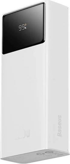 Powerbank Baseus EnerFill FP41, 30000mAh, 22.5W, 1 x USB-C / 2 x USB-A, QC + PD, White