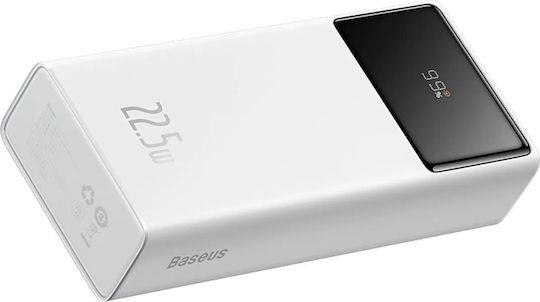 Powerbank Baseus EnerFill FP41, 30000mAh, 22.5W, 1 x USB-C / 2 x USB-A, QC + PD, White - Image 2