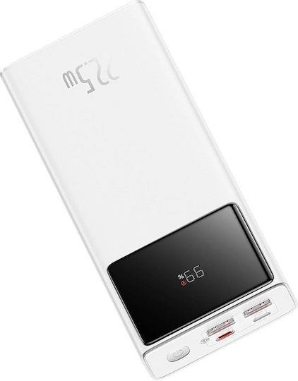 Powerbank Baseus EnerFill FP41, 30000mAh, 22.5W, 1 x USB-C / 2 x USB-A, QC + PD, White - Image 3