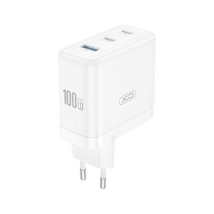 Φορτιστής κινητού XO CE35 PD 100W 2x USB-C 1x USB White