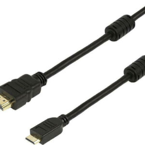 Goobay HDMI Cable HDMI to HDMI Mini 3m BLack