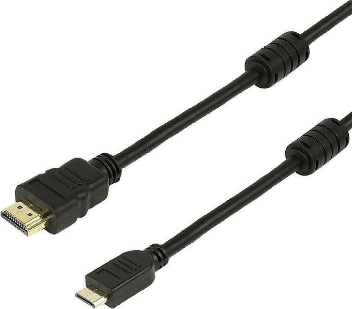 Goobay HDMI Cable HDMI to HDMI Mini 3m BLack
